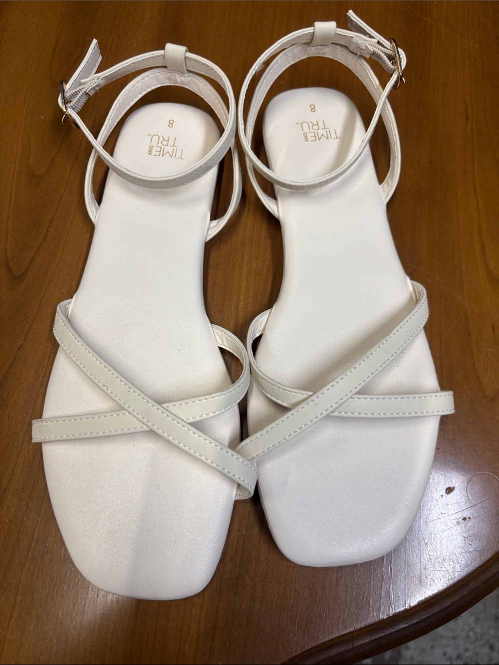 Time and Tru stappy sandals